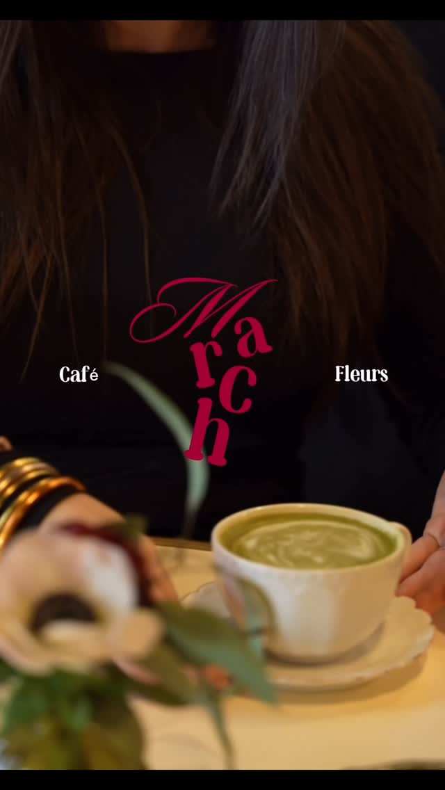 Matcha & mug chez Café Fleurs